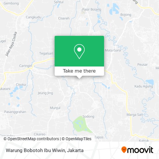 Warung Bobotoh Ibu Wiwin map