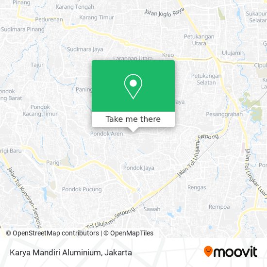 Karya Mandiri Aluminium map