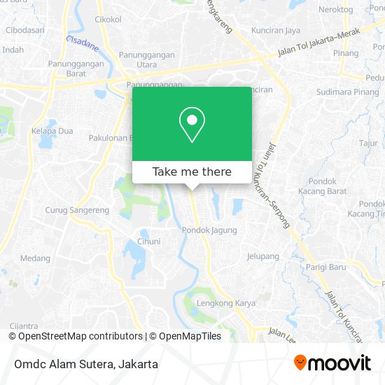 Omdc Alam Sutera map