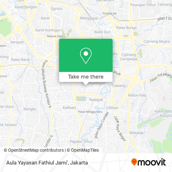 Aula Yayasan Fathiul Jami' map