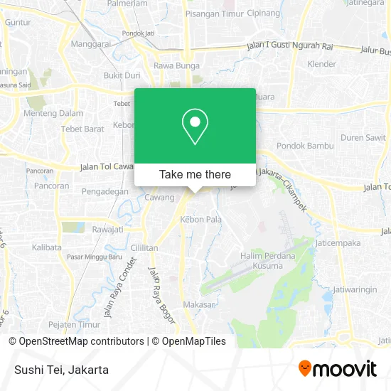 Sushi Tei map