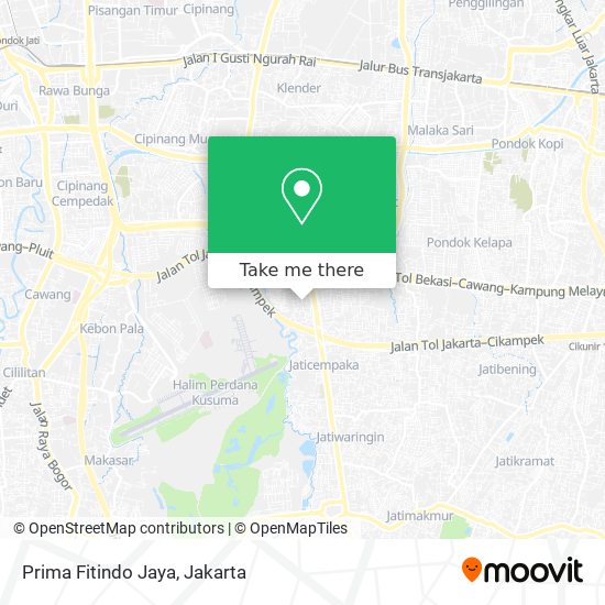 Prima Fitindo Jaya map