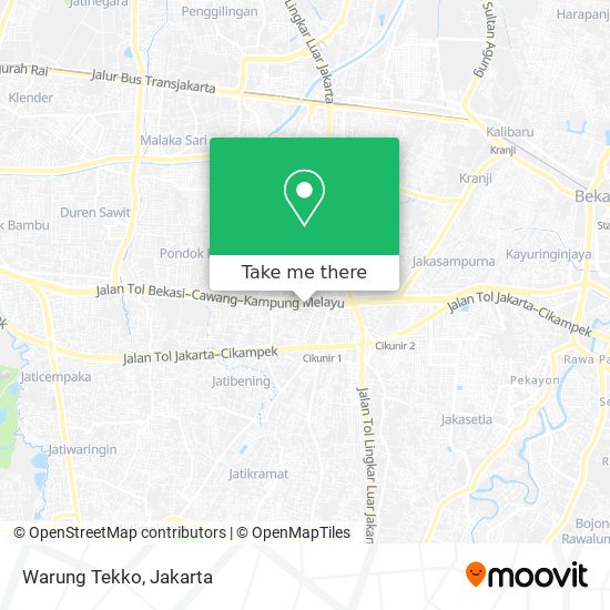 Warung Tekko map