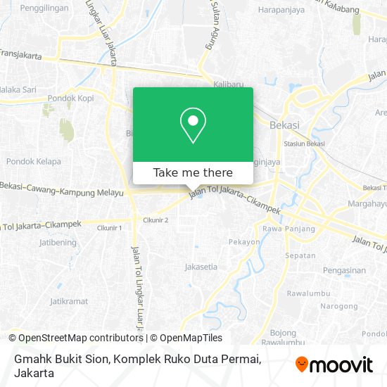 Gmahk Bukit Sion, Komplek Ruko Duta Permai map