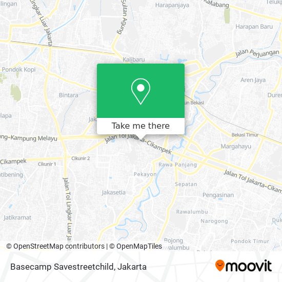 Basecamp Savestreetchild map