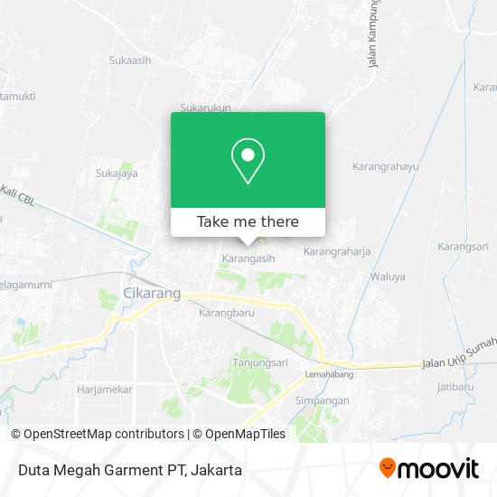 Duta Megah Garment PT map