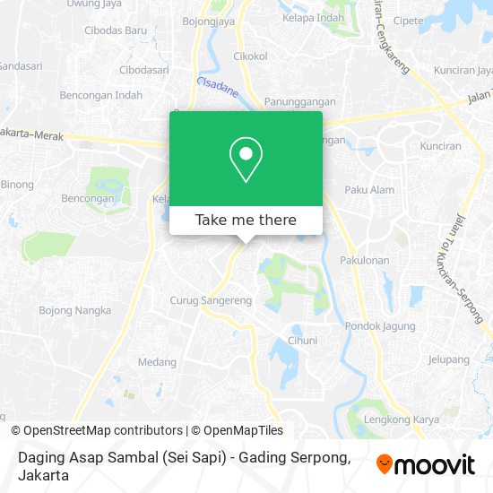 Daging Asap Sambal (Sei Sapi) - Gading Serpong map