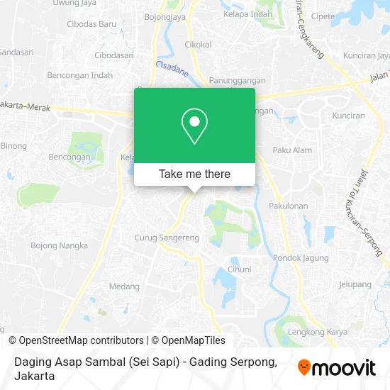 Daging Asap Sambal (Sei Sapi) - Gading Serpong map
