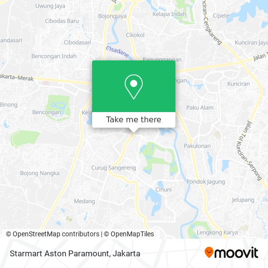 Starmart Aston Paramount map