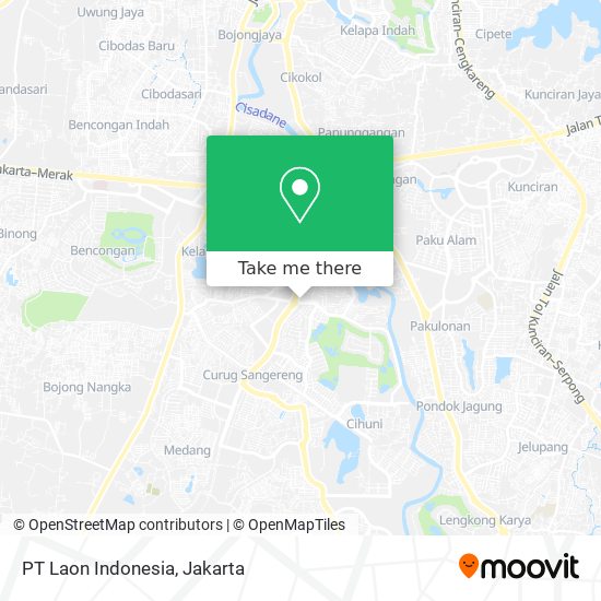 PT Laon Indonesia map