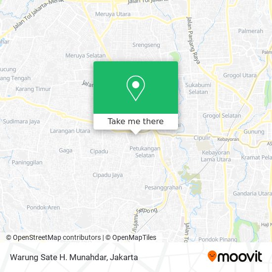 Warung Sate H. Munahdar map