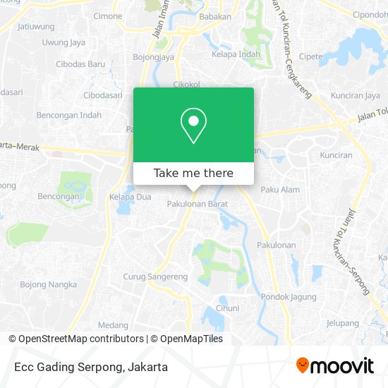 Ecc Gading Serpong map