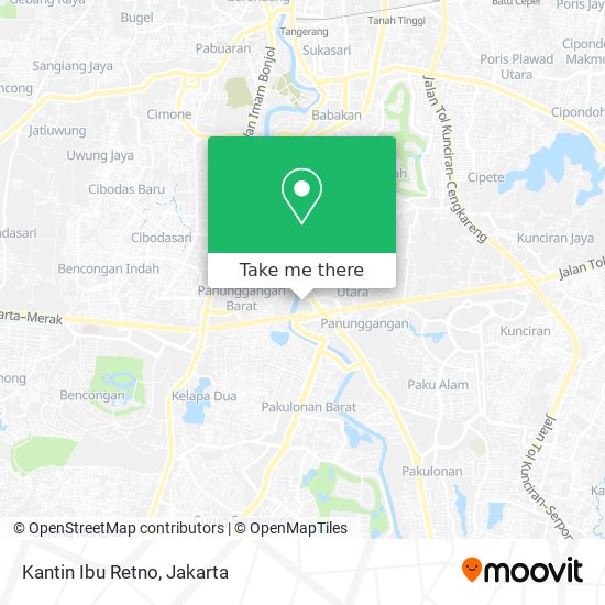 Kantin Ibu Retno map