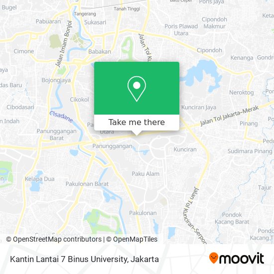 Kantin Lantai 7 Binus University map
