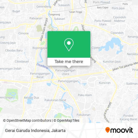 Gerai Garuda Indonesia map