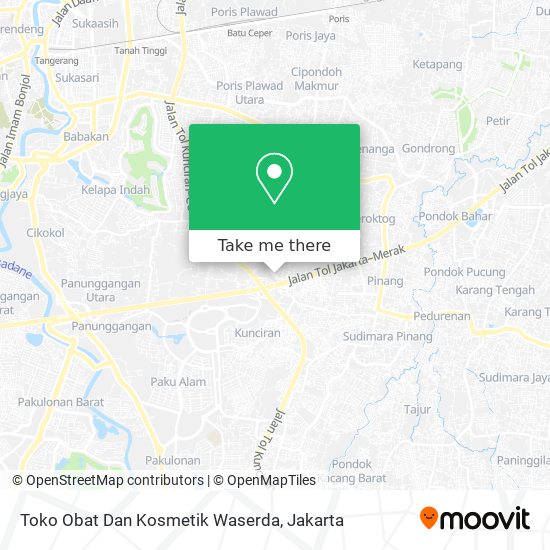 Toko Obat Dan Kosmetik Waserda map