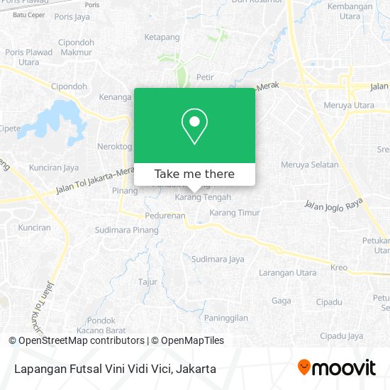 Lapangan Futsal Vini Vidi Vici map