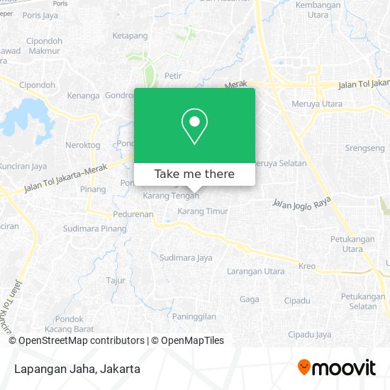 Lapangan Jaha map