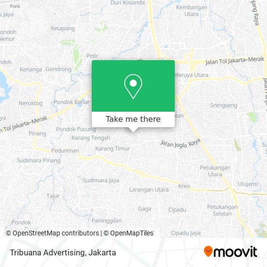 Tribuana Advertising map