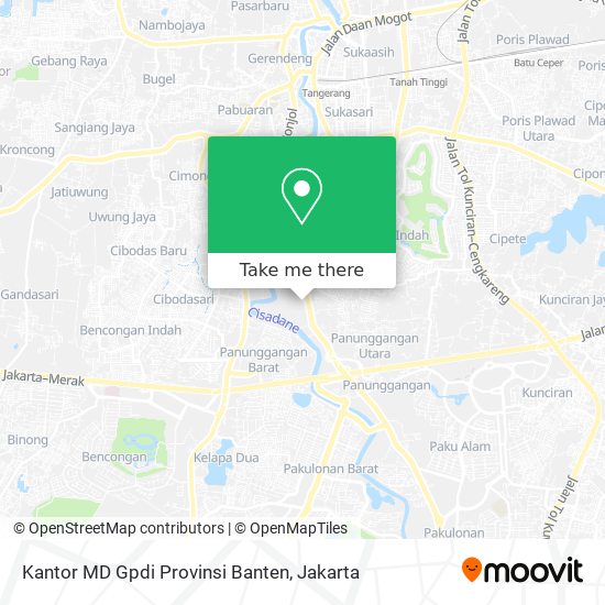 Kantor MD Gpdi Provinsi Banten map