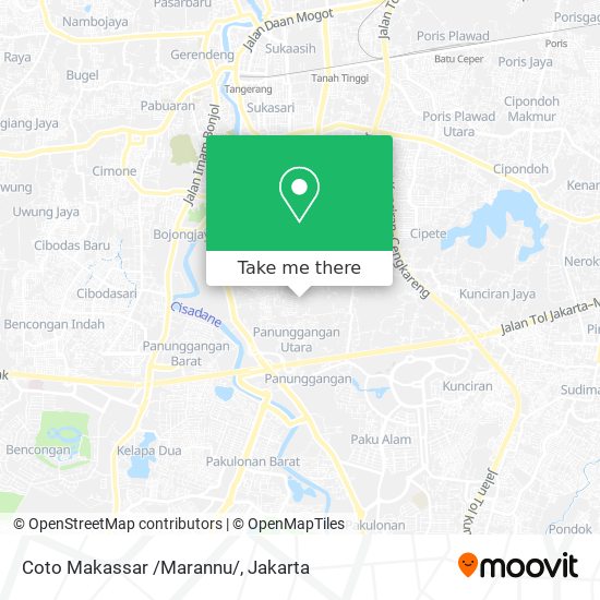 Coto Makassar /Marannu/ map