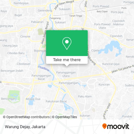 Warung Dejay map