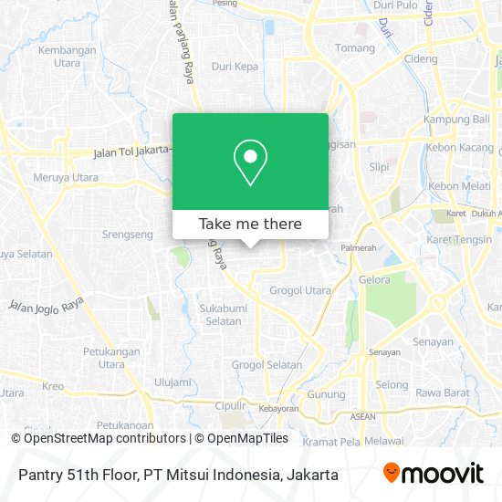 Pantry 51th Floor, PT Mitsui Indonesia map