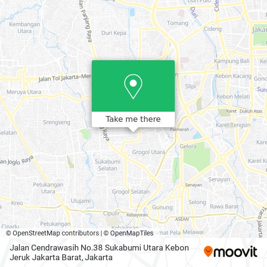 Jalan Cendrawasih No.38 Sukabumi Utara Kebon Jeruk Jakarta Barat map