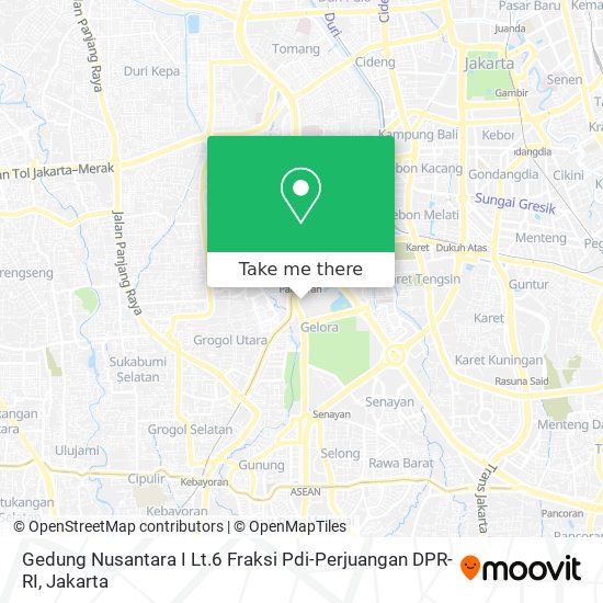 Gedung Nusantara I Lt.6 Fraksi Pdi-Perjuangan DPR-RI map