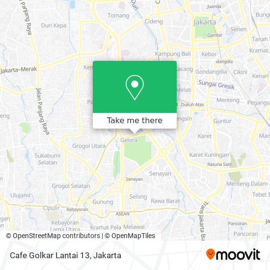 Cafe Golkar Lantai 13 map
