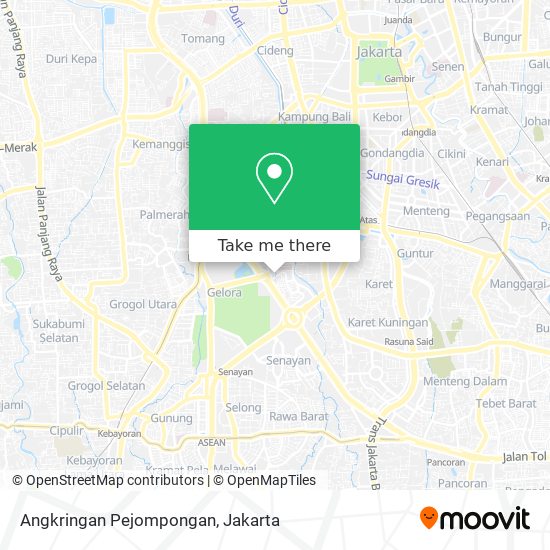 Angkringan Pejompongan map