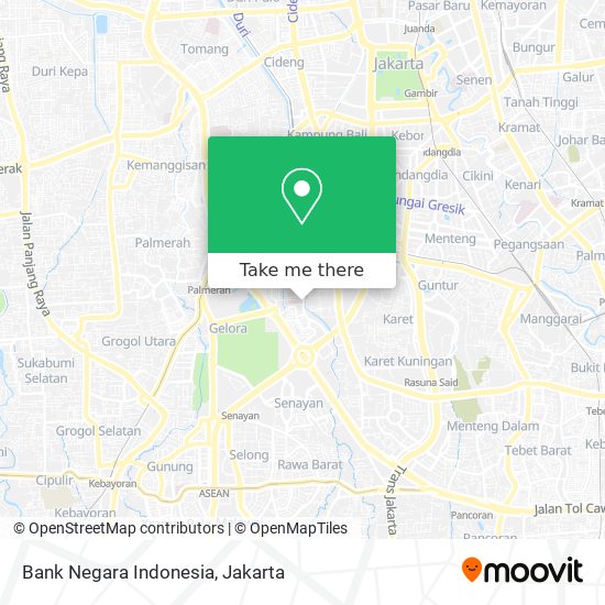 Bank Negara Indonesia map