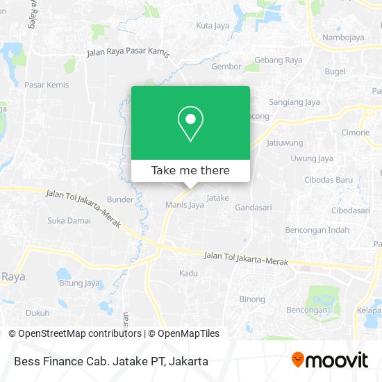 Bess Finance Cab. Jatake PT map