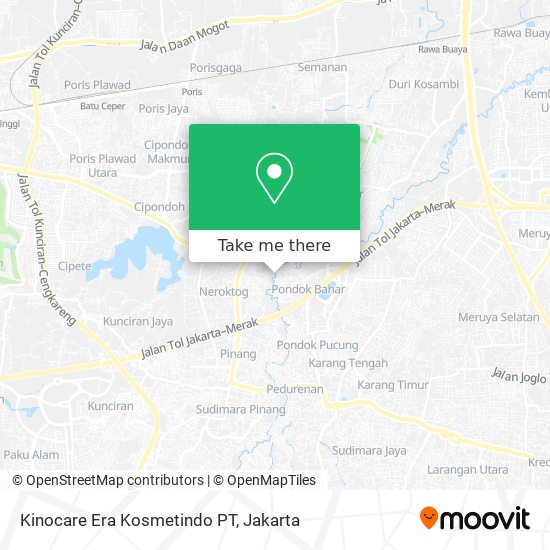 Kinocare Era Kosmetindo PT map