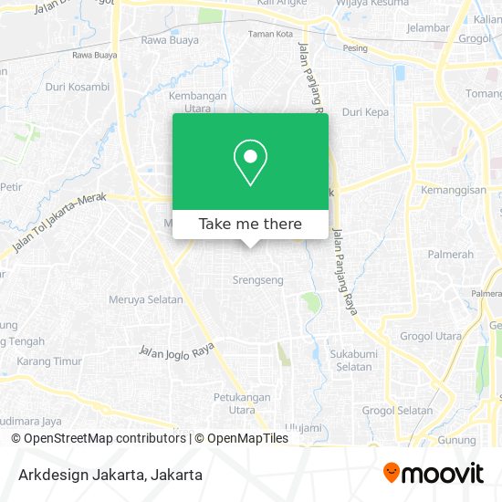 Arkdesign Jakarta map