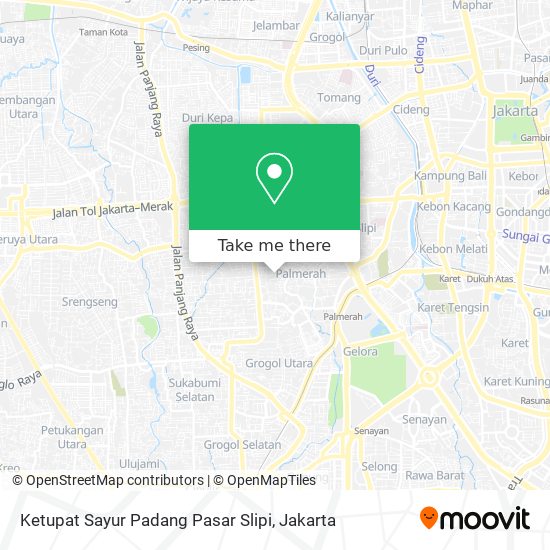 Ketupat Sayur Padang Pasar Slipi map