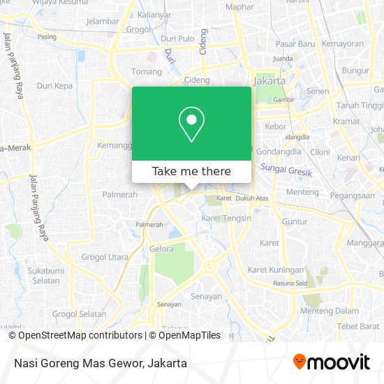 Nasi Goreng Mas Gewor map