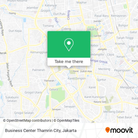 Business Center Thamrin City map