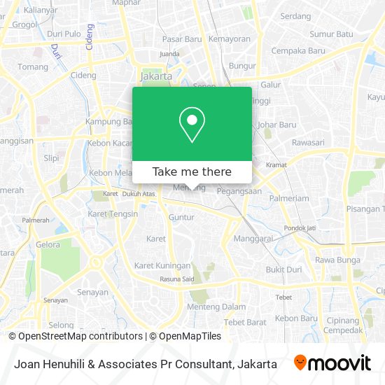 Joan Henuhili & Associates Pr Consultant map