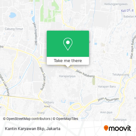 Kantin Karyawan Bkp map