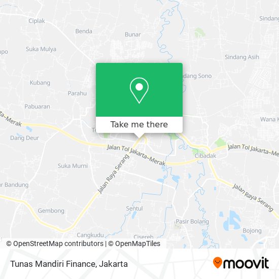 Tunas Mandiri Finance map