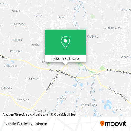 Kantin Bu Jono map