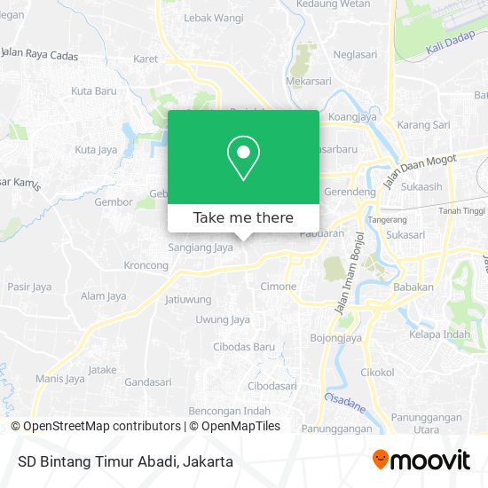 SD Bintang Timur Abadi map