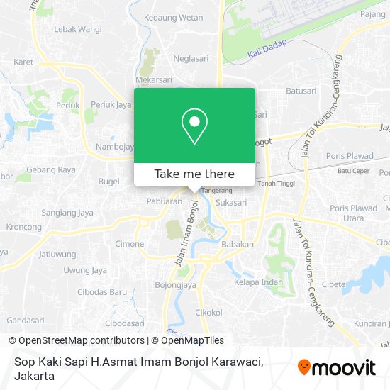 Sop Kaki Sapi H.Asmat Imam Bonjol Karawaci map