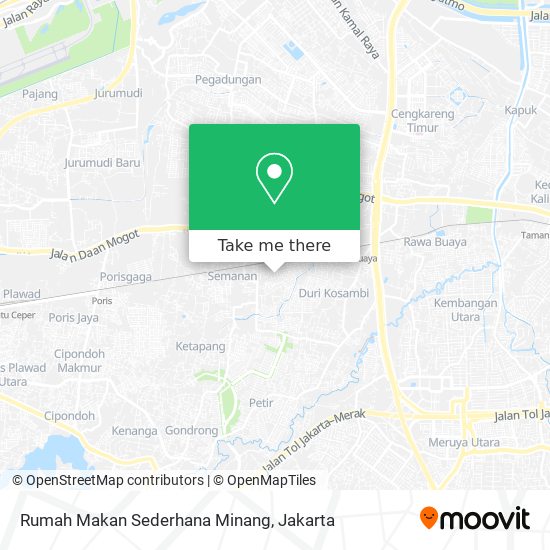 Rumah Makan Sederhana Minang map