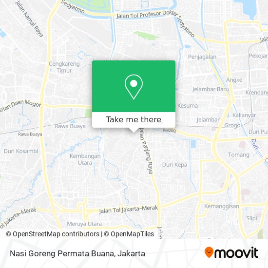 Nasi Goreng Permata Buana map