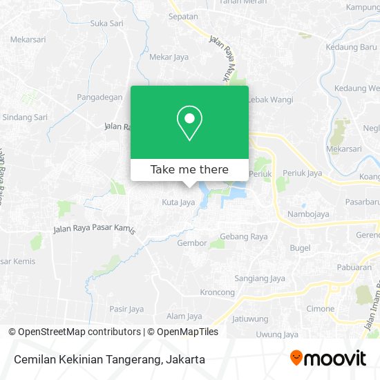 Cemilan Kekinian Tangerang map