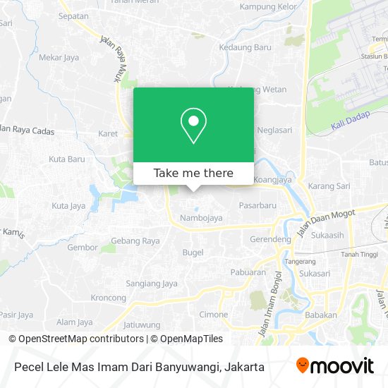 Pecel Lele Mas Imam Dari Banyuwangi map