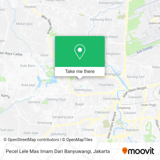Pecel Lele Mas Imam Dari Banyuwangi map