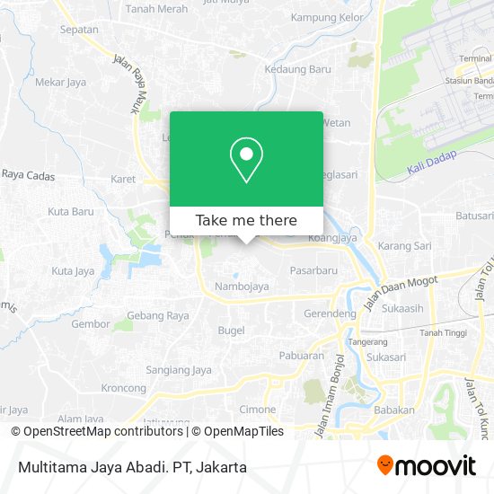 Multitama Jaya Abadi. PT map